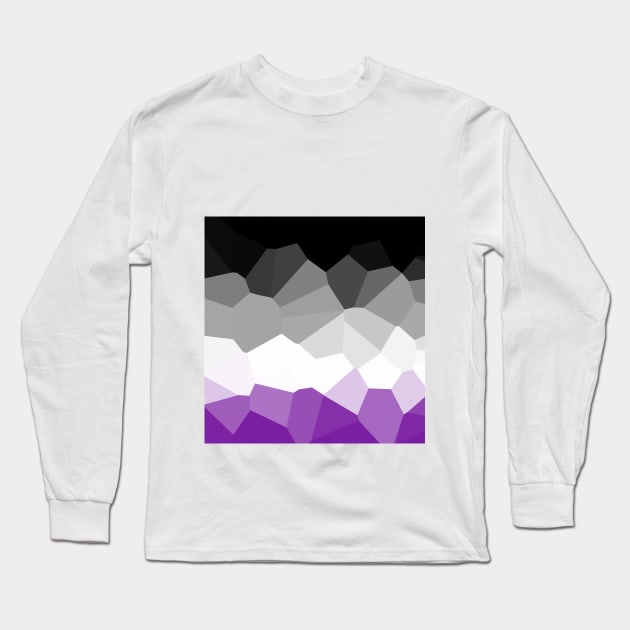 Ace Flag Poly, subtle Long Sleeve T-Shirt by Gedwolcraeft